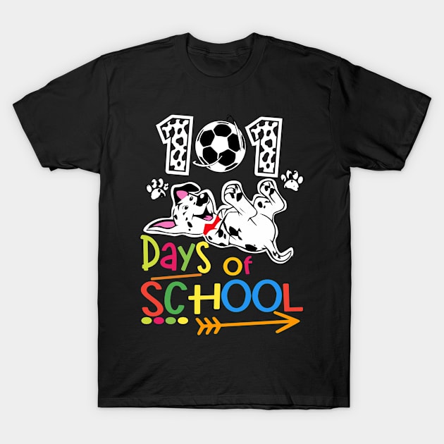 101 Days Smarter Dog Shirt 100 Days Of School Teacher Kids T-Shirt by POP-Tee